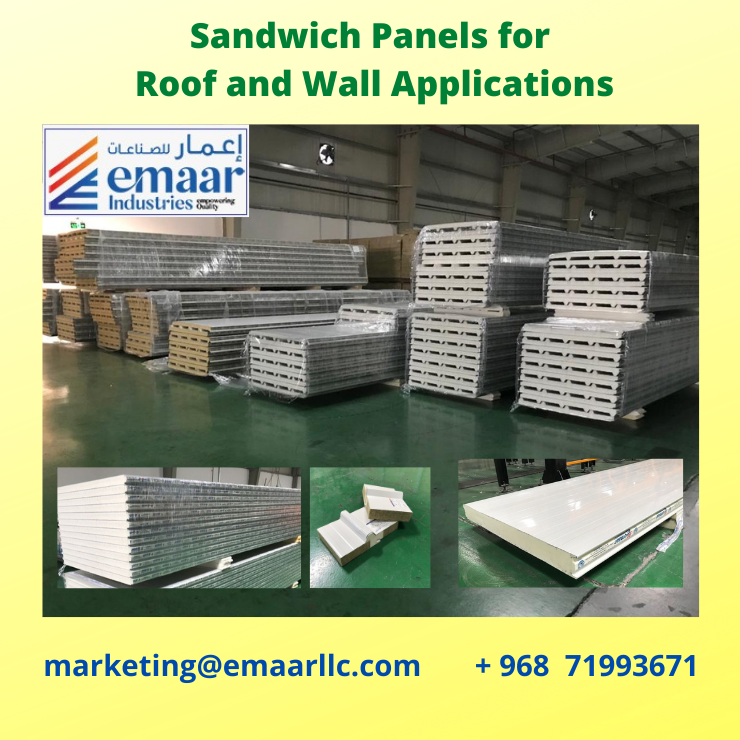 sandwich panels and roof corrugated sheets